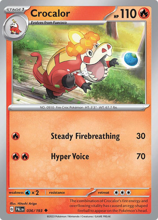 Crocalor 036/193 (SV02: Paldea Evolved) 