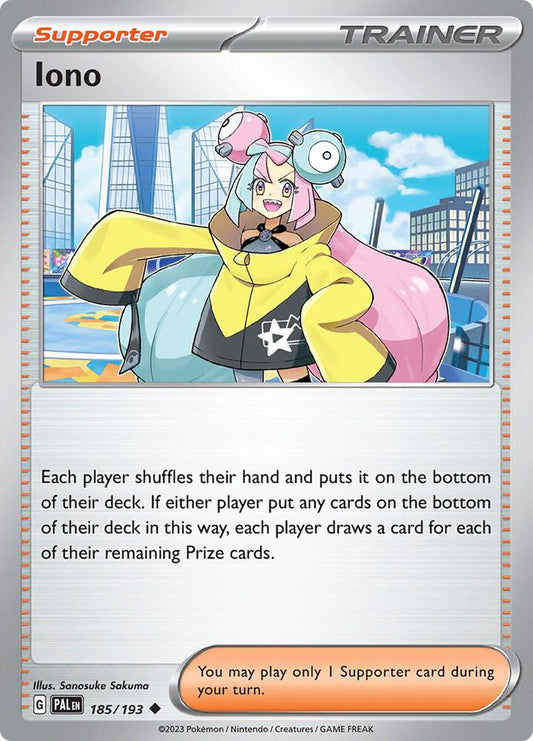Iono 185/193 (SV02: Paldea Evolved) 