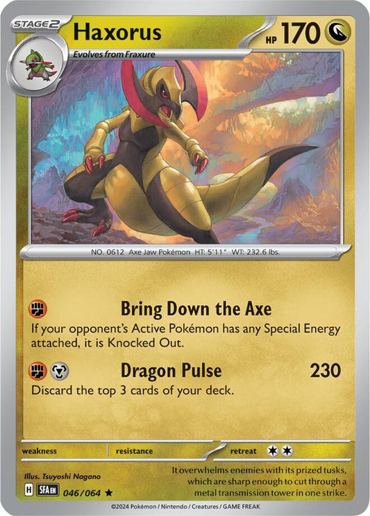 Haxorus 046/064 (SV: Shrouded Fable)  - Holofoil