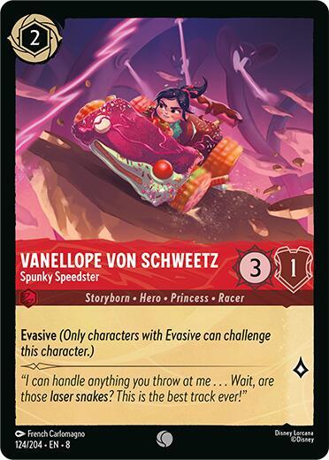 Vanellope Von Schweetz Spunky Speedster 124/204 (Reign of Jafar) 