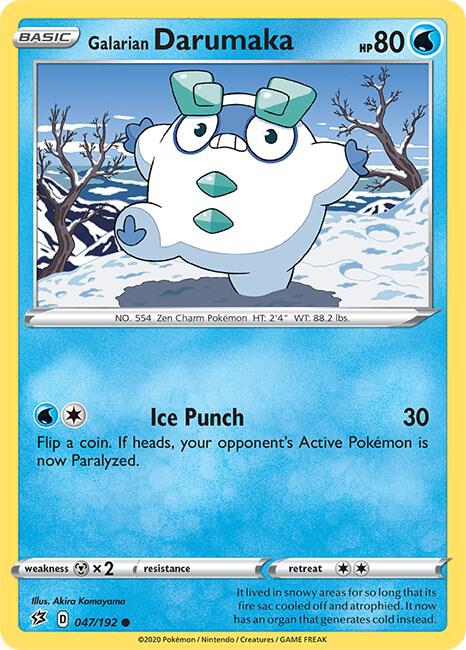 Galarian Darumaka 047/192 (SWSH02: Rebel Clash) 