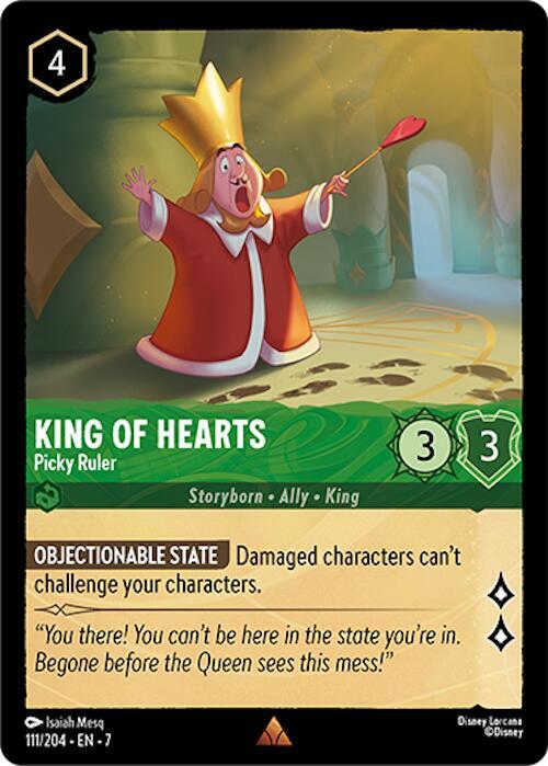 King of Hearts Picky Ruler 111/204 (Archazia's Island) 