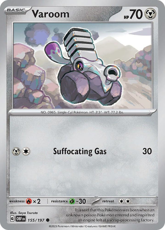 Varoom 155/197 (SV03: Obsidian Flames) 