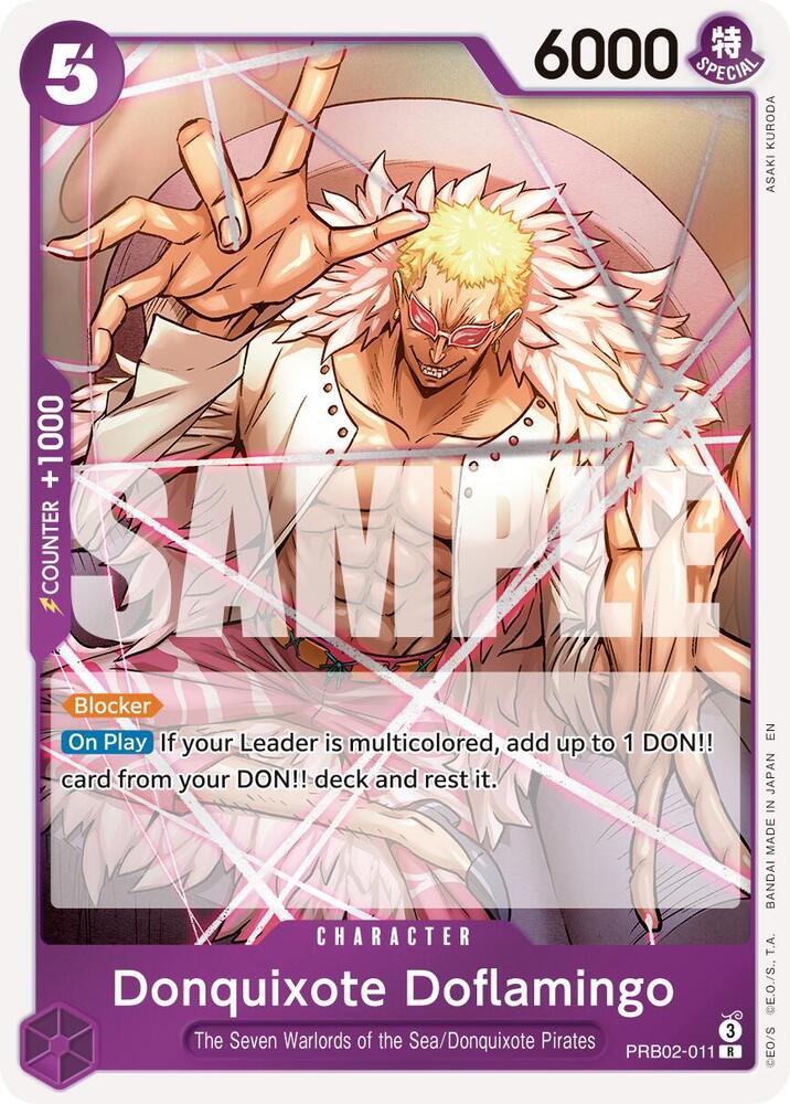 Donquixote Doflamingo PRB02-011 (Premium Booster -The Best- Vol. 2)  - Foil