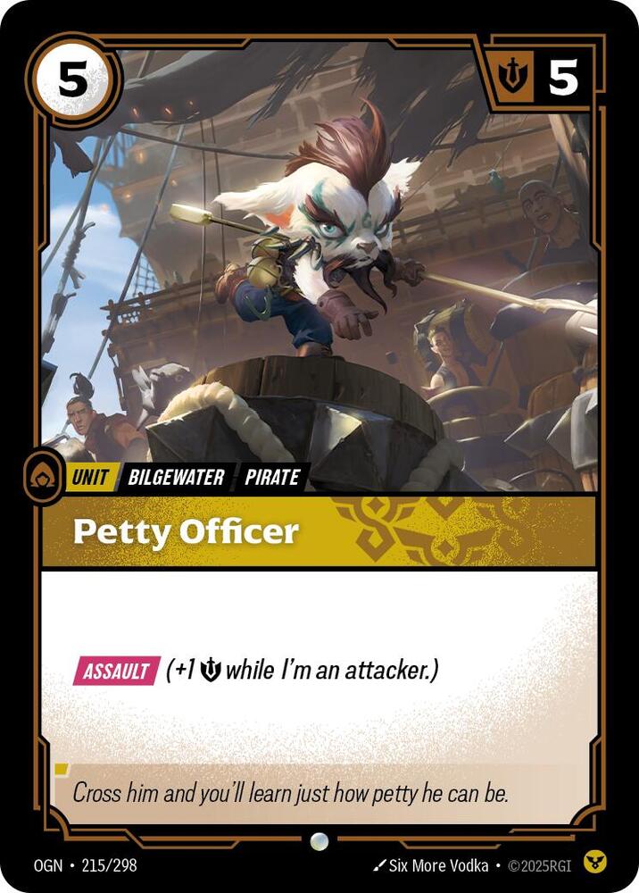 Petty Officer 215/298 (Origins)  - Foil