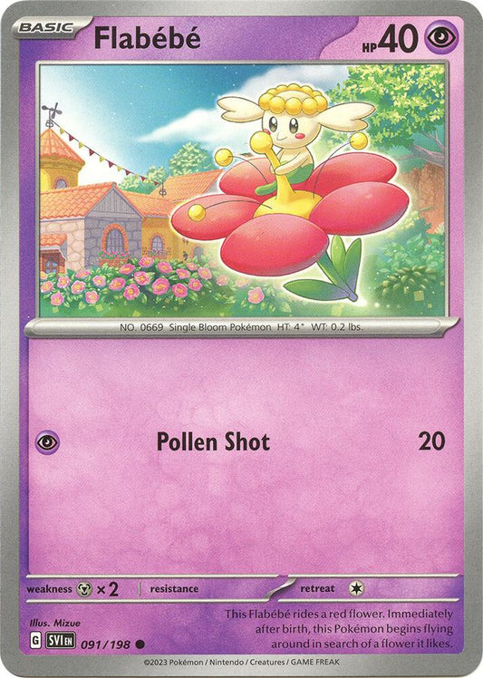 Flabebe 091/198 (SV01: Scarlet & Violet Base Set) 