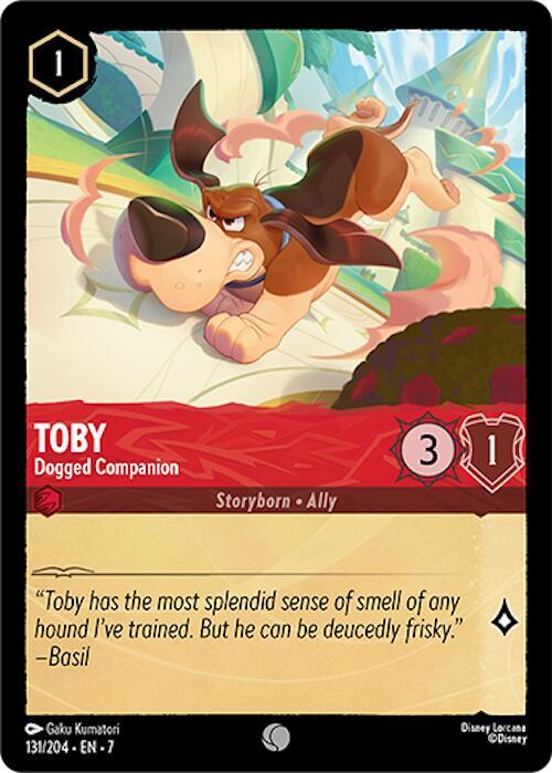 Toby, Dogged Companion 131/204 (Archazia's Island)  - Cold Foil