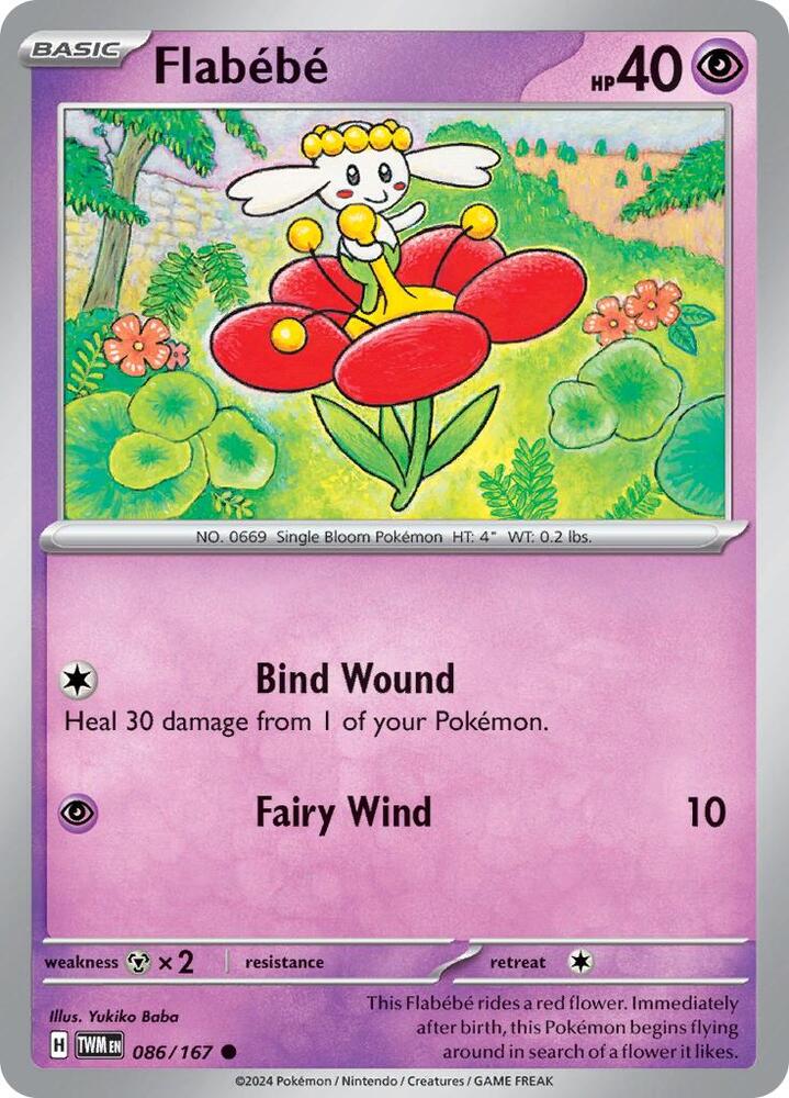 Flabebe 086/167 (SV06: Twilight Masquerade) 