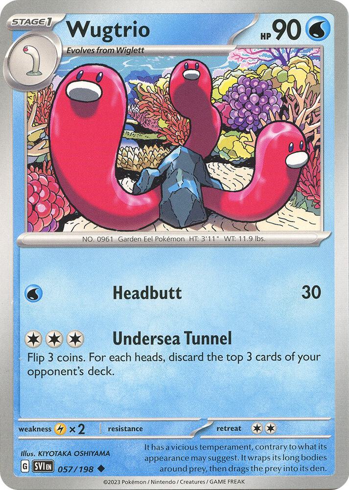 Wugtrio 057/198 (SV01: Scarlet & Violet Base Set) 