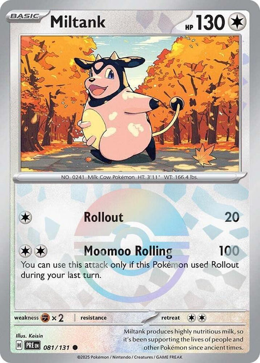 Miltank 081/131 (SV: Prismatic Evolutions)  - Poke Ball Holofoil