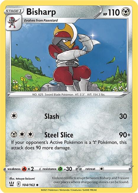 Bisharp 104/163 (SWSH05: Battle Styles) 