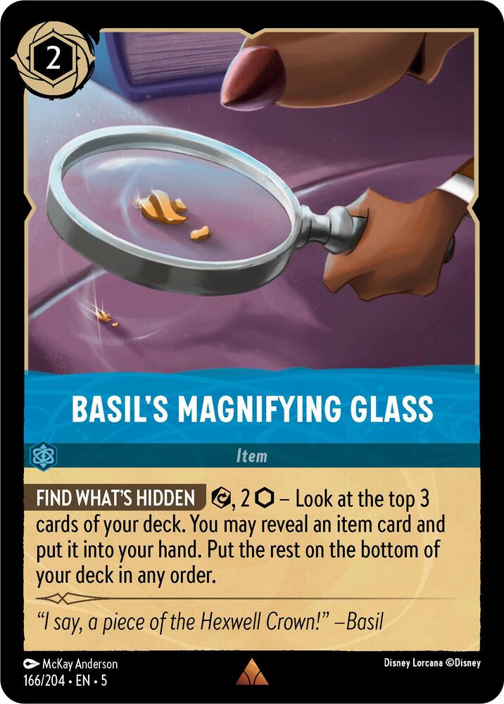 Basil's Magnifying Glass 166/204 (Shimmering Skies) 