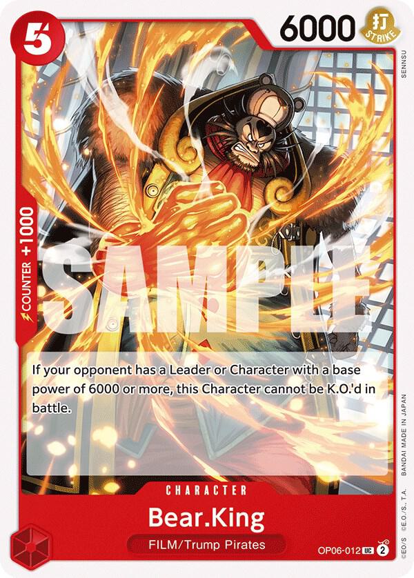 Bear.King OP06-012 (Wings of the Captain) 