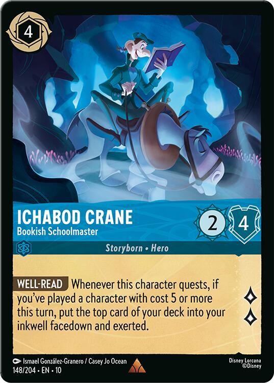 Ichabod Crane Bookish Schoolmaster 148/204 (Whispers in the Well) 