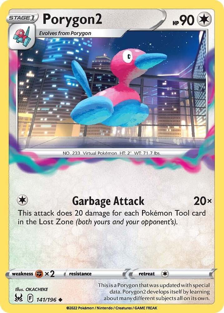 Porygon2 141/196 (SWSH11: Lost Origin) 