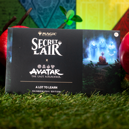 MTG Secret Lair x Avatar - A Lot to Learn Rainbow Foil Edition