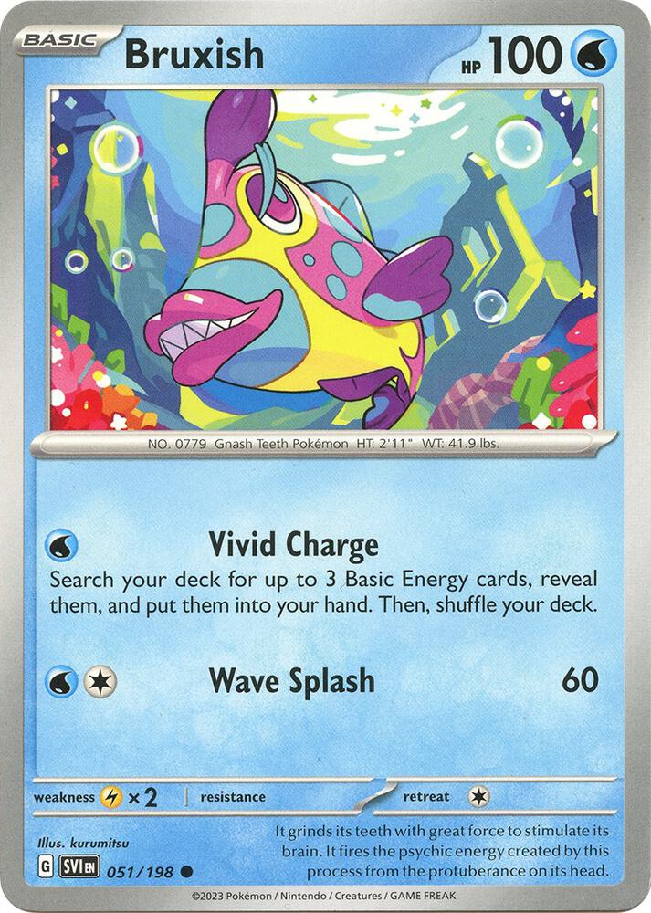 Bruxish 051/198 (SV01: Scarlet & Violet Base Set) 