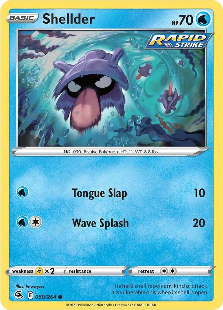 Shellder 050/264 (SWSH08: Fusion Strike) 