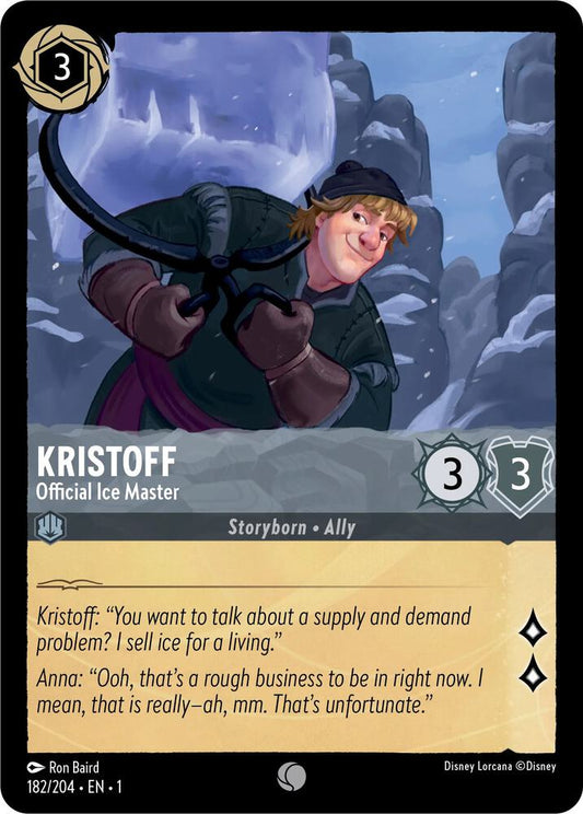 Kristoff, Official Ice Master 182/204 (The First Chapter)  - Cold Foil