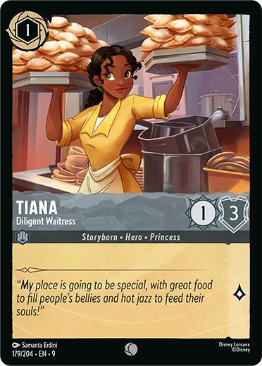 Tiana, Diligent Waitress 179/204 (Fabled)  - Cold Foil