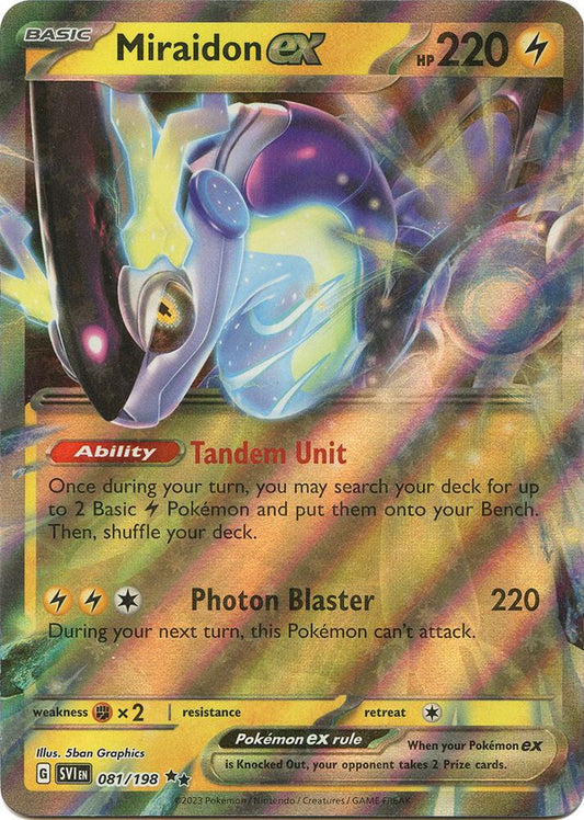 Miraidon ex 081/198 (SV01: Scarlet & Violet Base Set)  - Holofoil