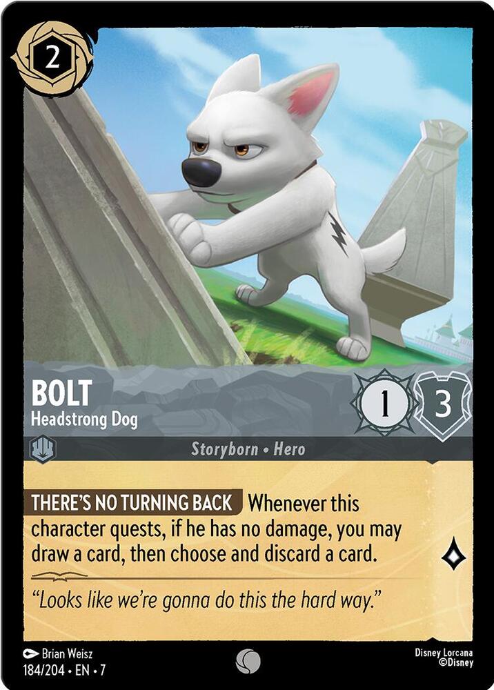 Bolt, Headstrong Dog 184/204 (Archazia's Island)  - Cold Foil