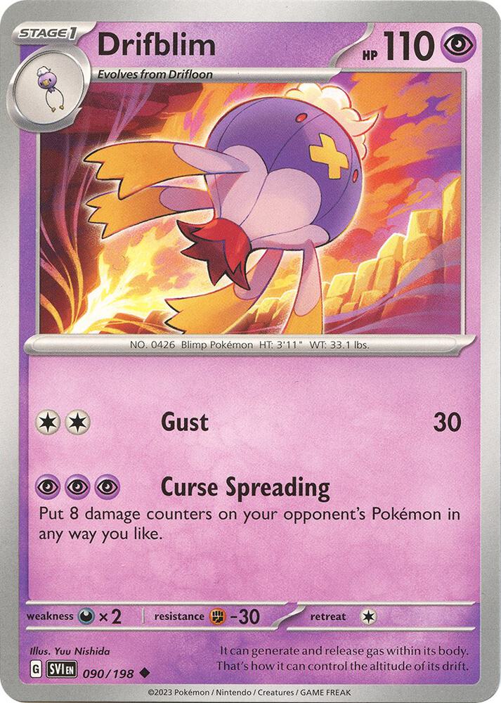 Drifblim 090/198 (SV01: Scarlet & Violet Base Set) 
