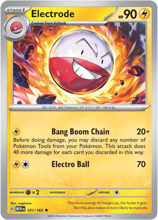 Electrode 101/165 (SV: Scarlet & Violet 151)  - Holofoil