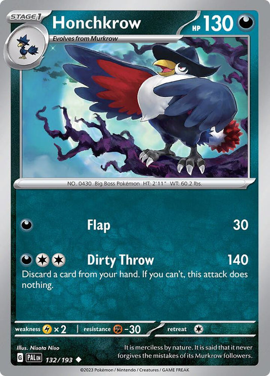 Honchkrow 132/193 (SV02: Paldea Evolved) 
