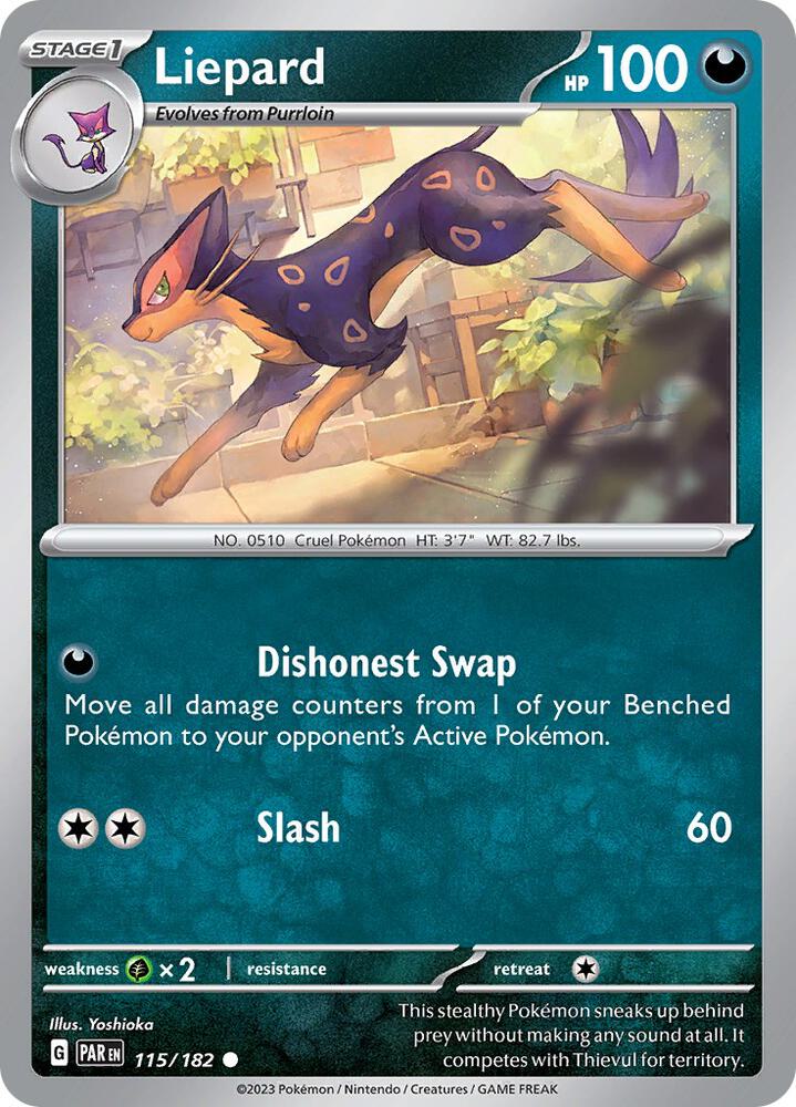 Liepard 115/182 (SV04: Paradox Rift) 