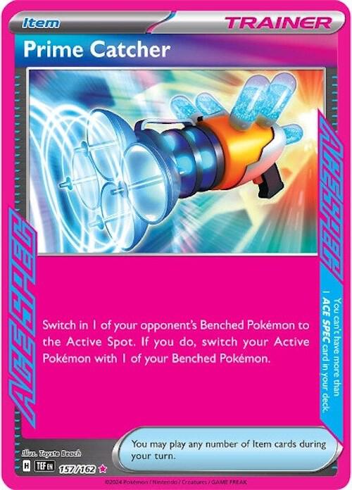 Prime Catcher 157/162 (SV05: Temporal Forces)  - Holofoil