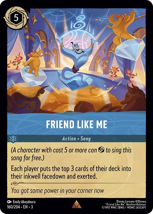 Friend Like Me 160/204 (Into the Inklands)  - Cold Foil