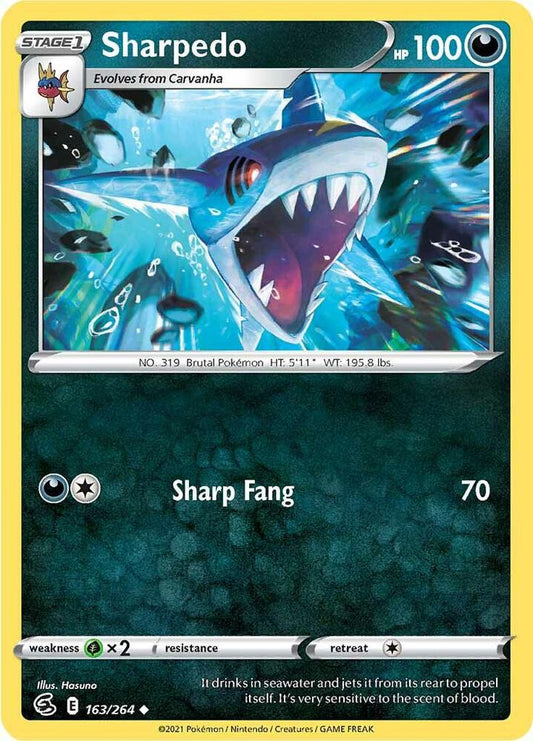 Sharpedo 163/264 (SWSH08: Fusion Strike) 
