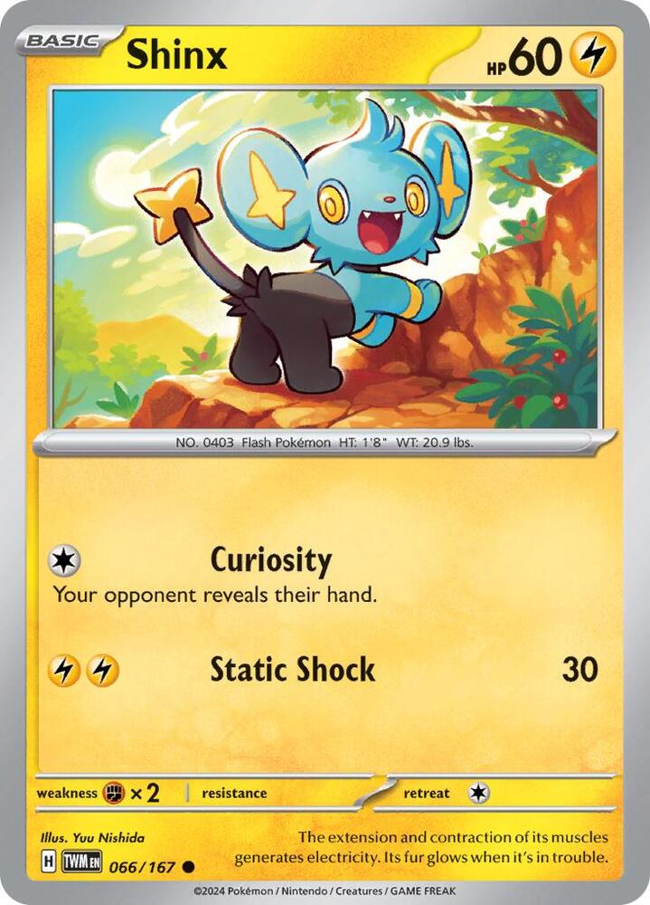 Shinx 066/167 (SV06: Twilight Masquerade) 
