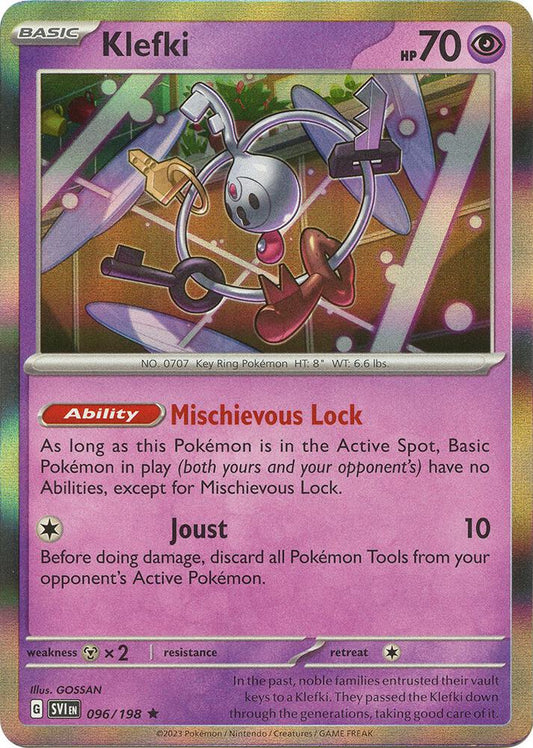 Klefki 096/198 (SV01: Scarlet & Violet Base Set)  - Holofoil