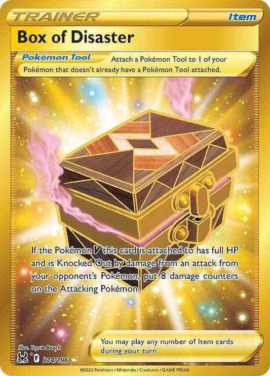 Box of Disaster Secret 214/196 (SWSH11: Lost Origin)  - Holofoil