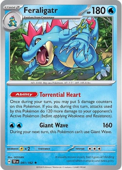 Feraligatr 041/162 (SV05: Temporal Forces)  - Holofoil