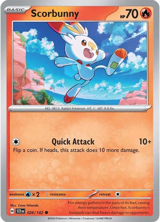 Scorbunny 026/142 (SV07: Stellar Crown) 