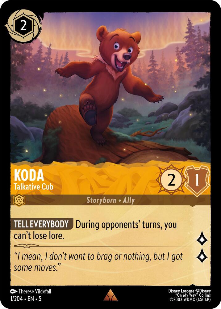 Koda Talkative Cub 1/204 (Shimmering Skies) 