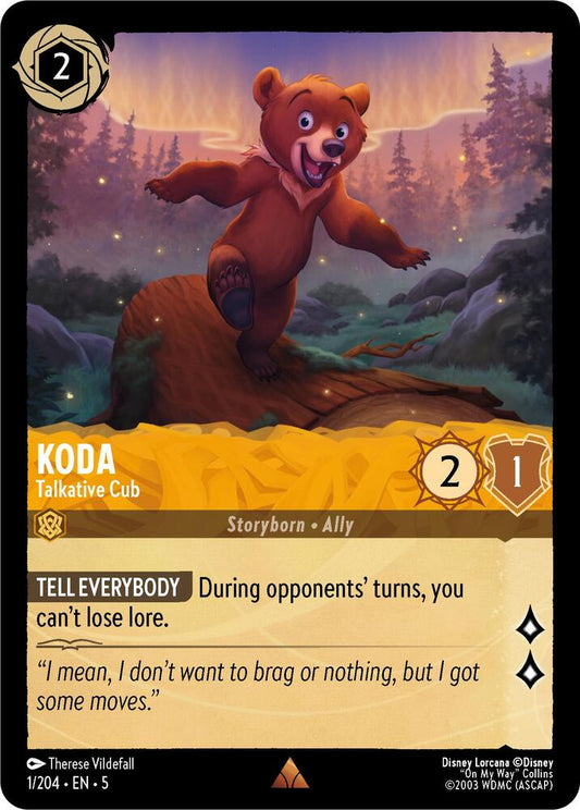 Koda Talkative Cub 1/204 (Shimmering Skies) 
