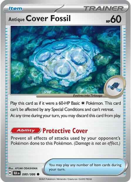 Antique Cover Fossil 080/086 (SV: Black Bolt) 
