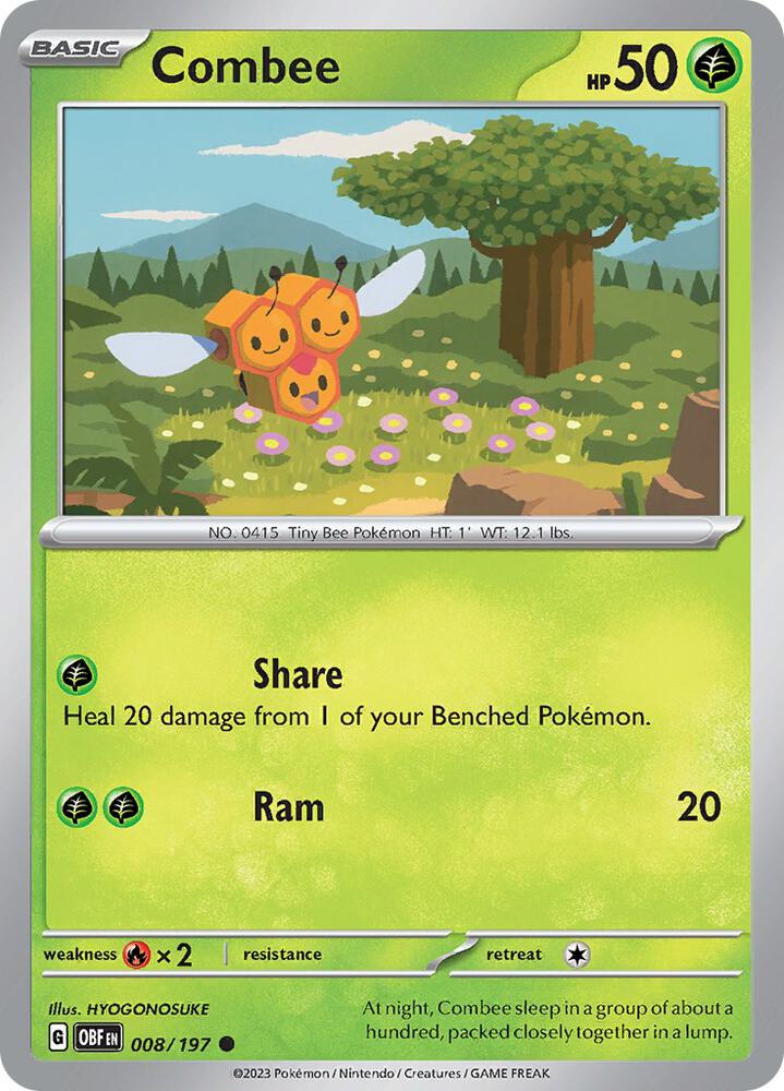 Combee 008/197 (SV03: Obsidian Flames) 