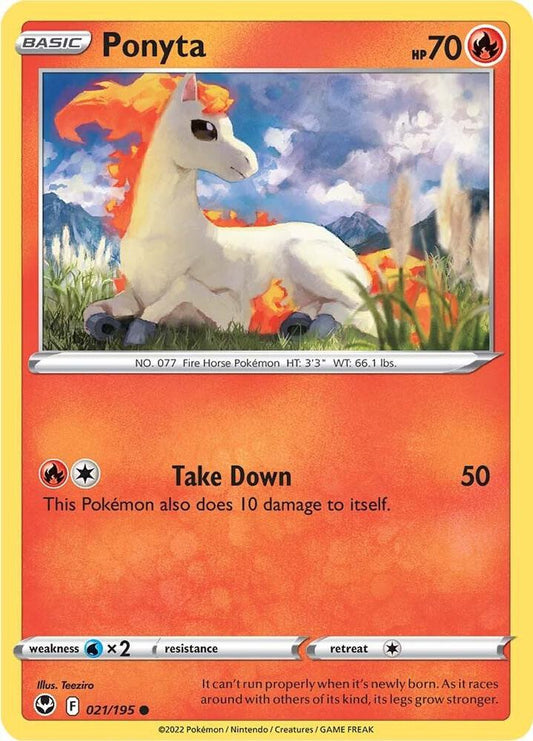 Ponyta 021/195 (SWSH12: Silver Tempest) 