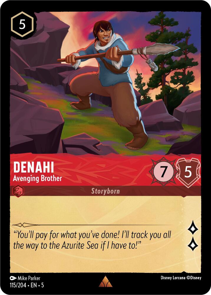 Denahi, Avenging Brother 115/204 (Shimmering Skies)  - Cold Foil