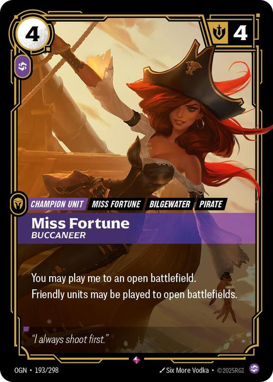 Miss Fortune - Buccaneer 193/298 (Origins)  - Foil