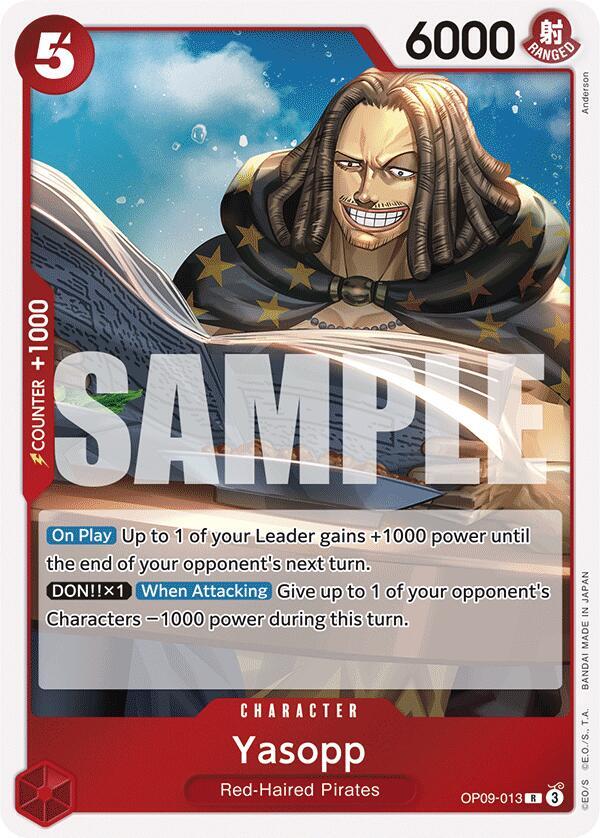 Yasopp OP09-013 (Emperors in the New World)  - Foil