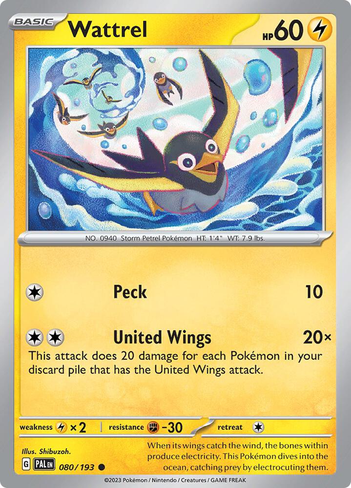 Wattrel 080/193 (SV02: Paldea Evolved) 