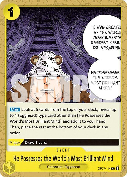 He Possesses the World's Most Brilliant Mind OP07-114 (500 Years in the Future) 