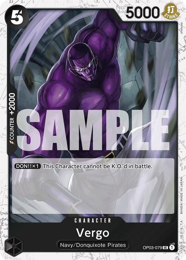 Vergo Jolly Roger Foil OP03-079 (Premium Booster -The Best-)  - Foil