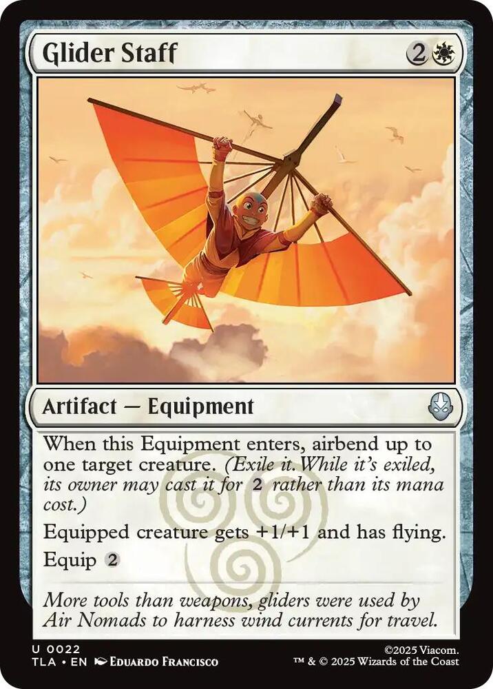 Glider Staff 22/286 (Avatar: The Last Airbender)  - Foil